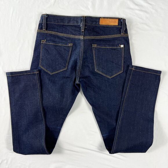 Baldwin Jeans Kansas City USA Womens 27 The Ten The Skinny Selvedge Dark Classic - Picture 9 of 10